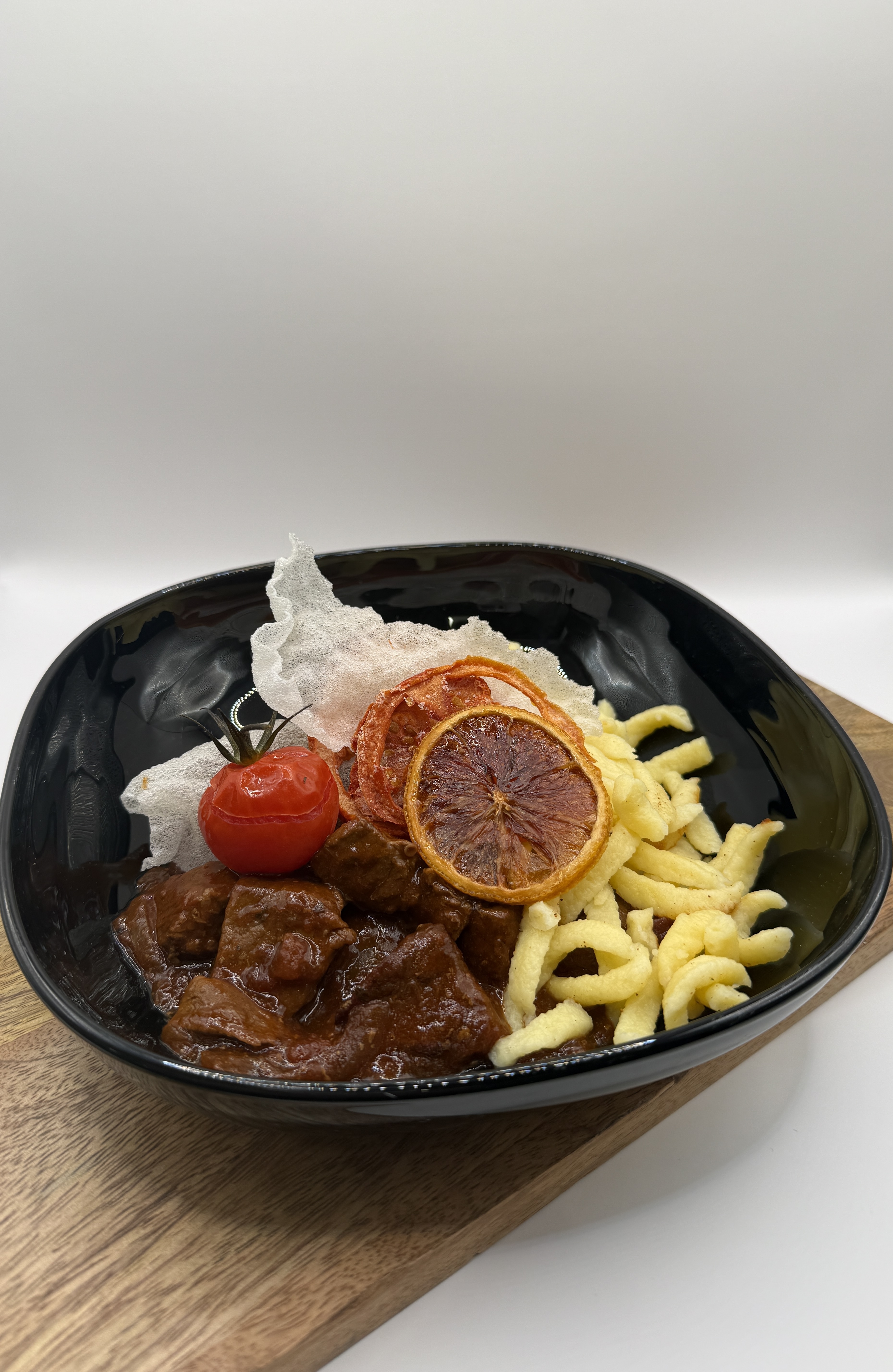 Gulasch mit Spätzle